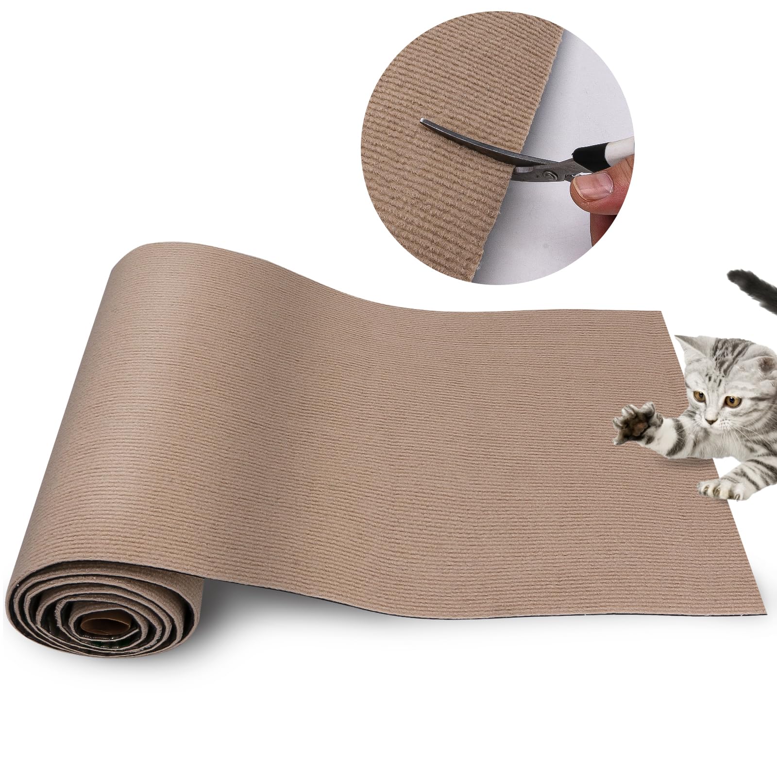 XUYEDOGLSH cat scratch mat front-view protects furniture from claws