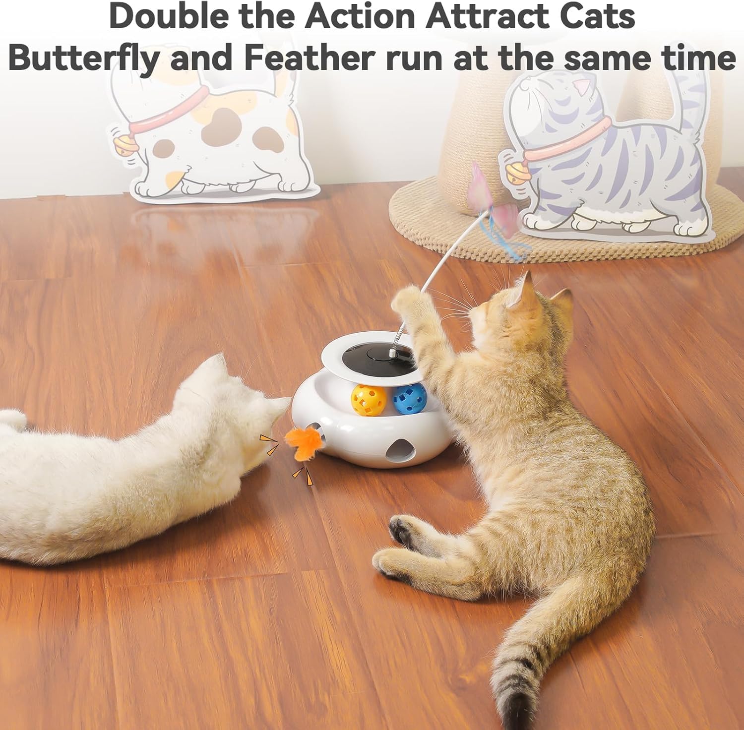 Xuyub ABS-safe shell keeps curious paws safe during quiet, durable play.