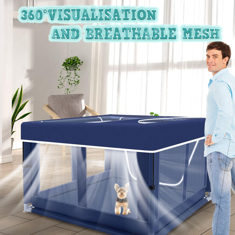 XVISHX 600D Oxford fabric and nylon mesh for long-lasting use.