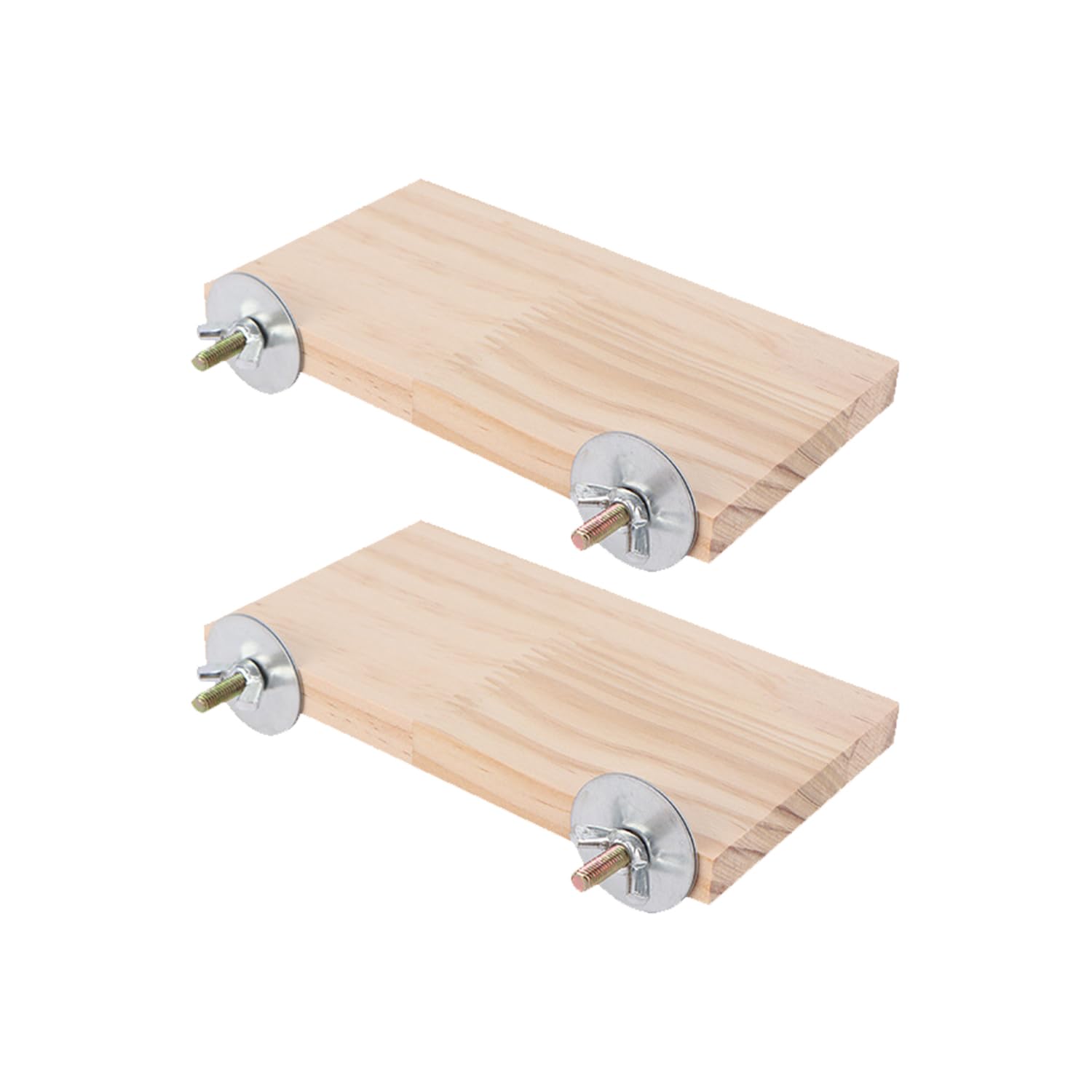 Xvnoesza parrot stand solid wood perch — sturdy, spacious resting spot for active birds.