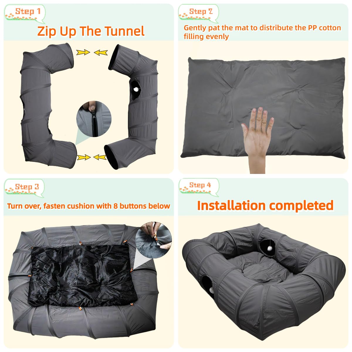 XxingSheep folded-storage image demonstrates compact storage after play.