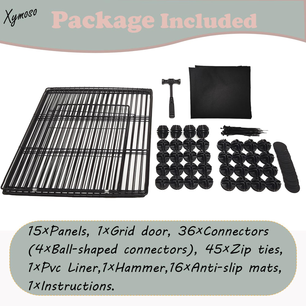 Xymoso DIY Guinea Pig Cages accommodate small animals like hamsters and hedgehogs.