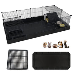 Xymoso DIY Guinea Pig Cages with waterproof bottom provide easy cleaning and spill protection.