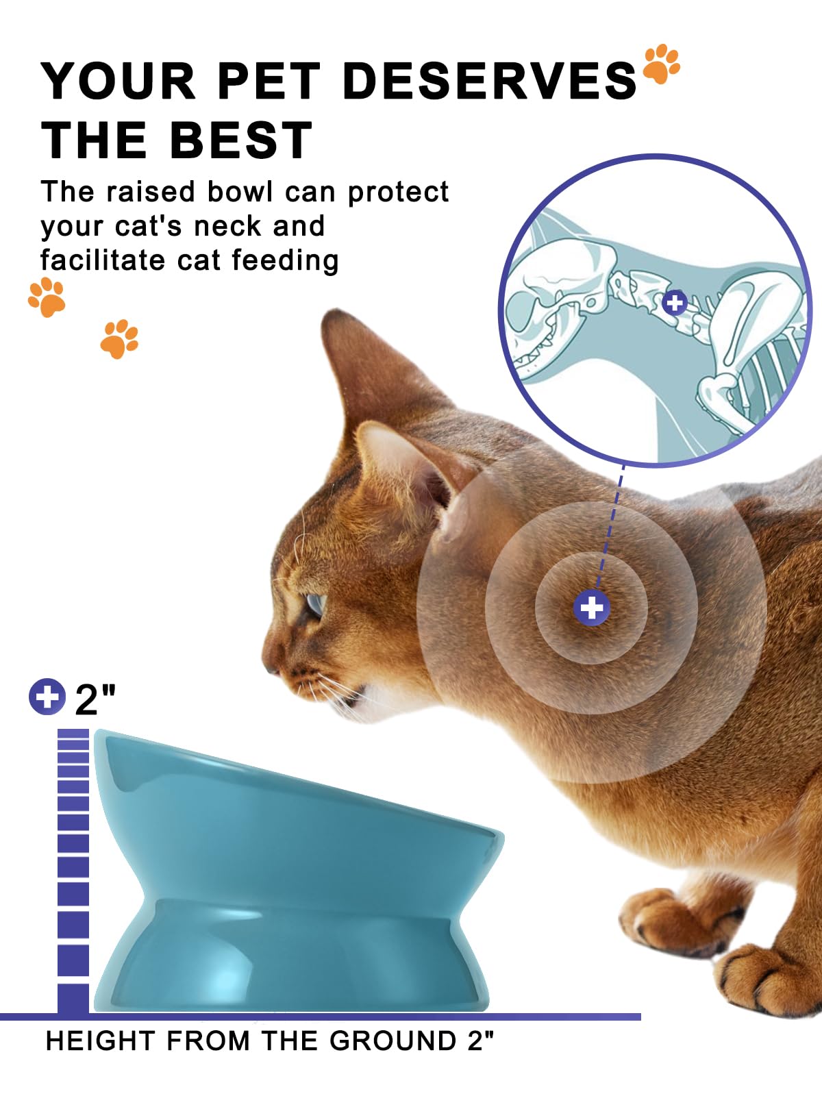 Y YHY anti-vomiting-cat-dish may reduce post-meal mess and discomfort.