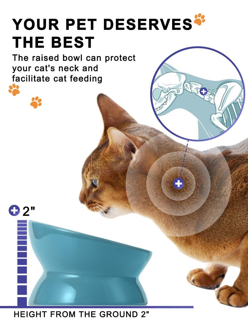 Y YHY anti-vomiting-cat-dish may reduce post-meal mess and discomfort.