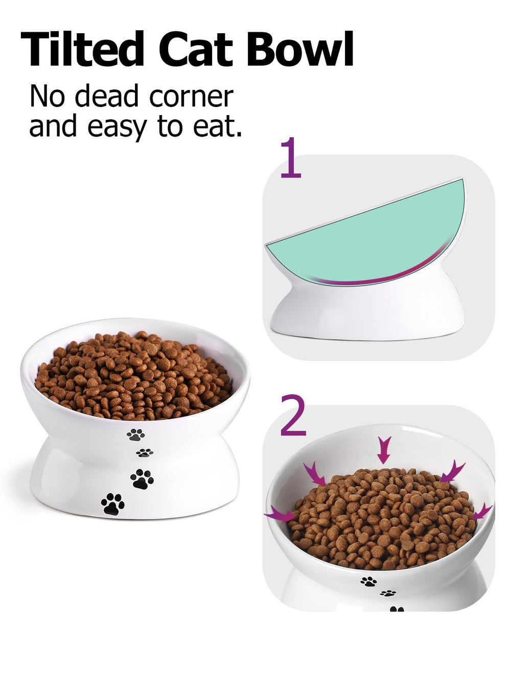 Y YHY five-inch diameter bowl suits small pets well