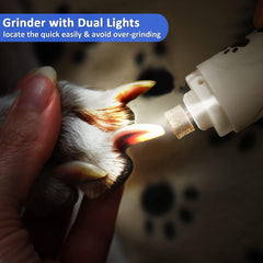 YABIFE nail-grinder-led-light provides clear visibility to protect the quick during trimming