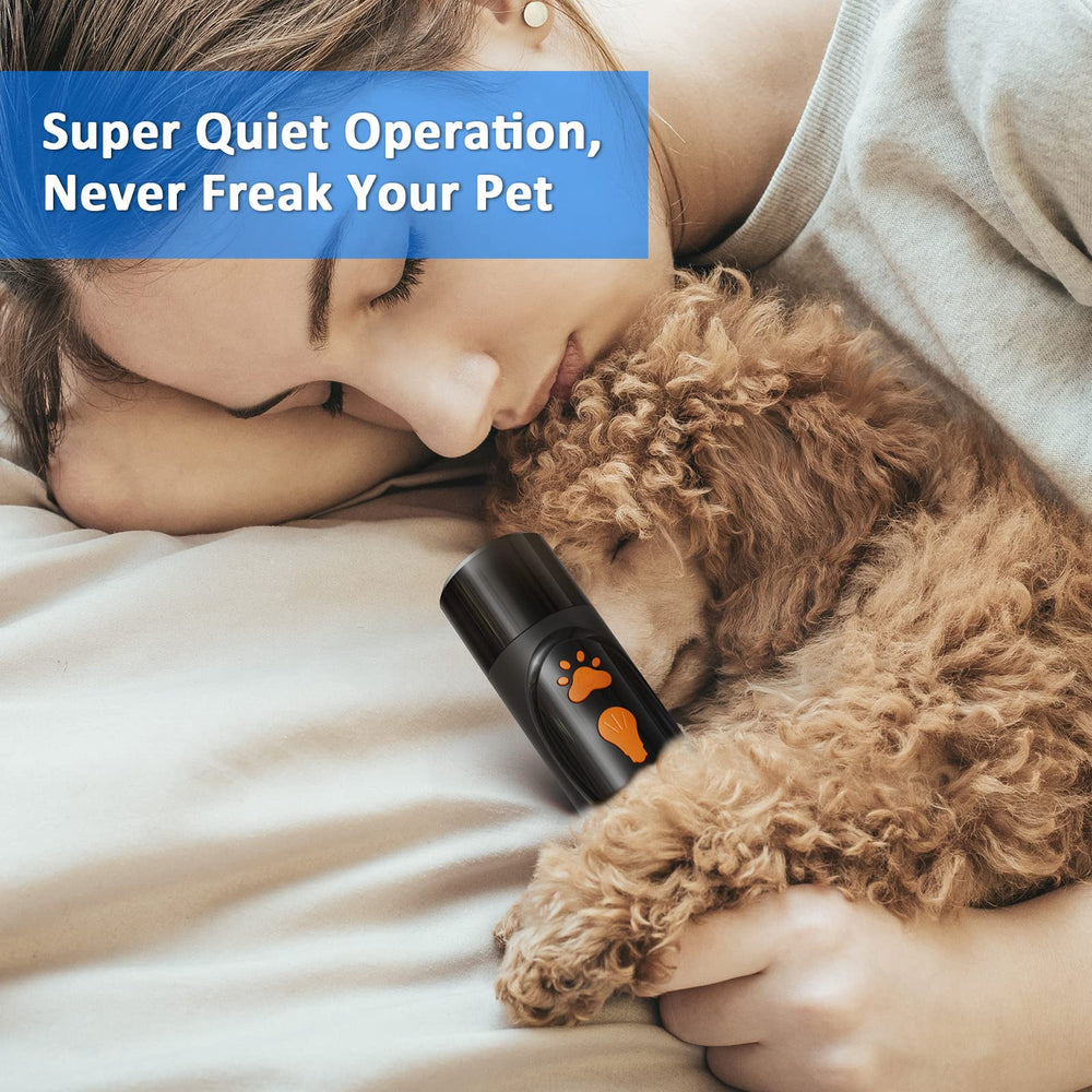 YABIFE nail trimmer operates with ultra-low noise for calmer pets.
