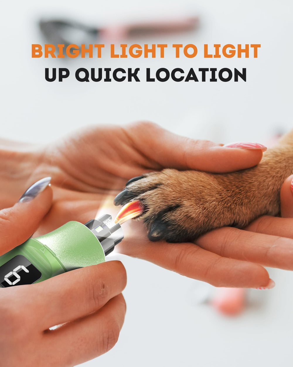 YABIFE whisper-quiet operation at 45dB keeps grooming calm for pets