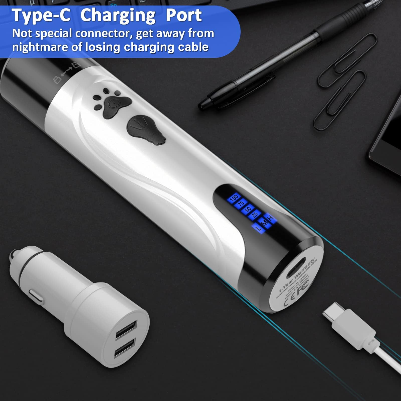 YABIFE usb-c-charging-view highlights universal Type-C charging for easy power-ups