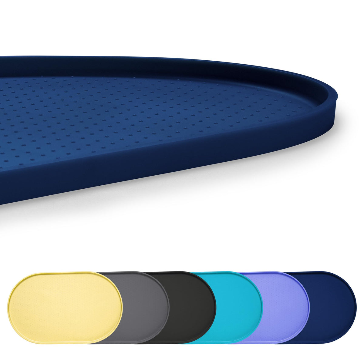 Yacee 100-percent waterproof mat closeup shows easy-to-clean silicone for mess-free feeding.