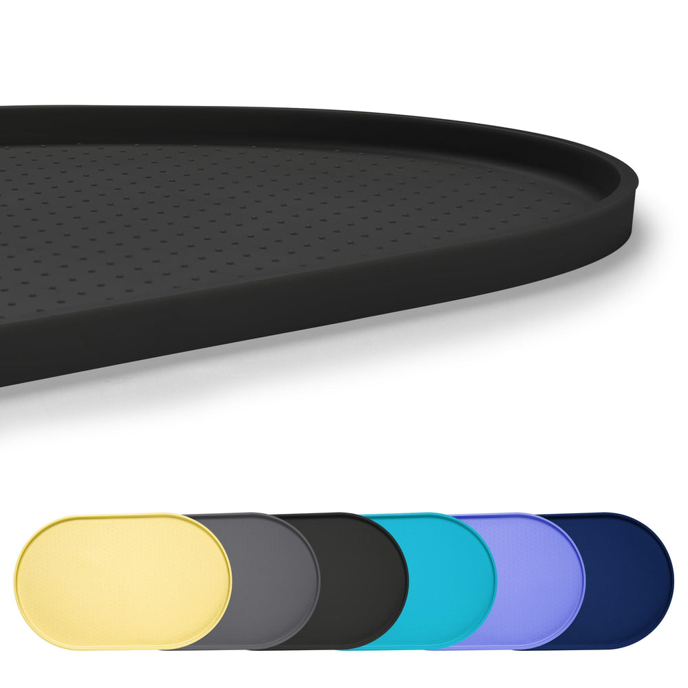 Yacee 100-percent-waterproof dog food mat keeps bowls contained and floors clean.