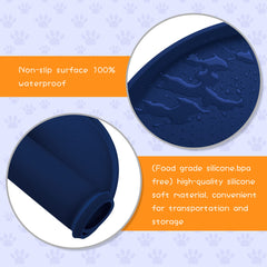Yacee BPA-free silicone mat closeup highlights safe material for pets' meals.