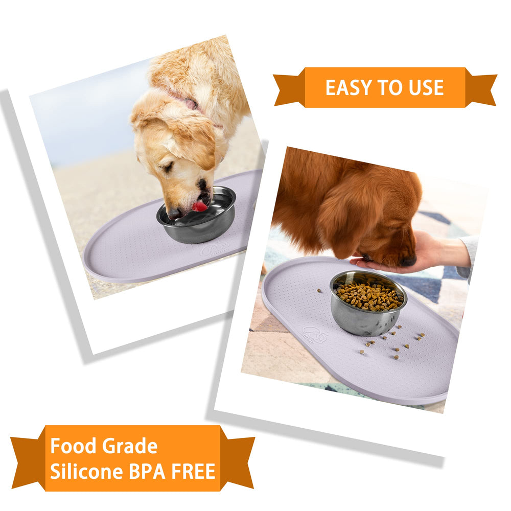 Yacee silicone mat is durable, stain resistant, and easy to wipe