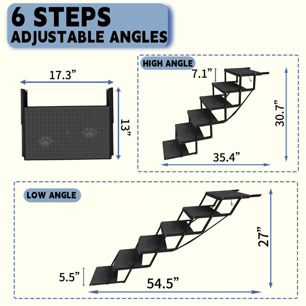YACONA dog stairs designed for large breeds and multi-pet homes