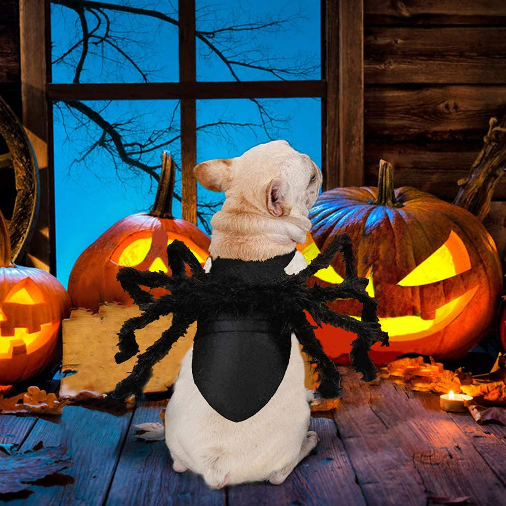 Yafeite dog spider-costume with 8 legs, shapeable for dramatic poses