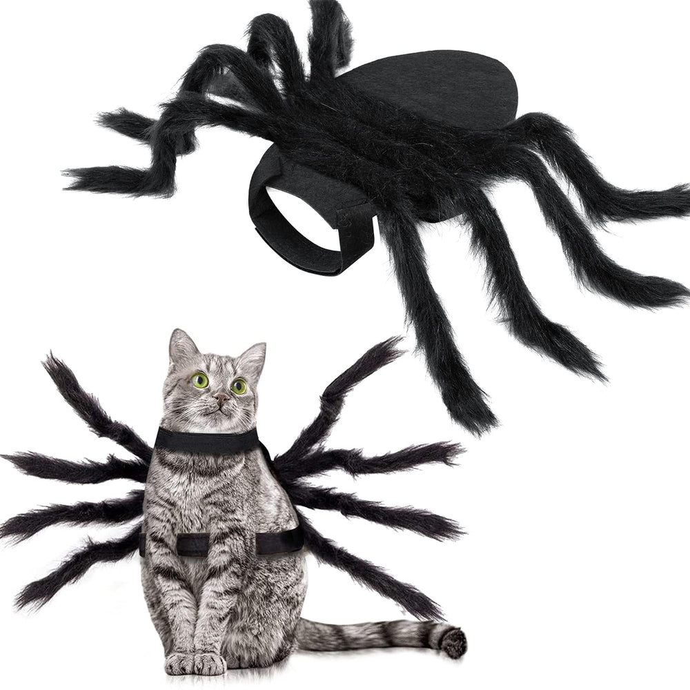 Yafeite Halloween spider costume for dog and cat, eye-catching party-ready look