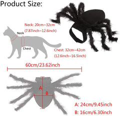 Yafeite pet costume showing neck and chest Velcro for quick on off