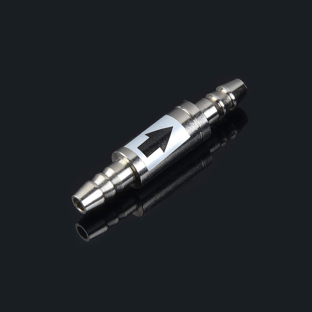 Yagote CO2 check valve with bubble counter system illustrating safe gas delivery.