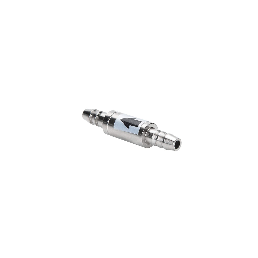 Yagote CO2 check valve installation guide shows tubing compatibility (4mm ID, 6mm OD).