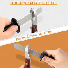 YAHIKI hoof knife with ergonomic wooden handle enhances control and reduces hand fatigue