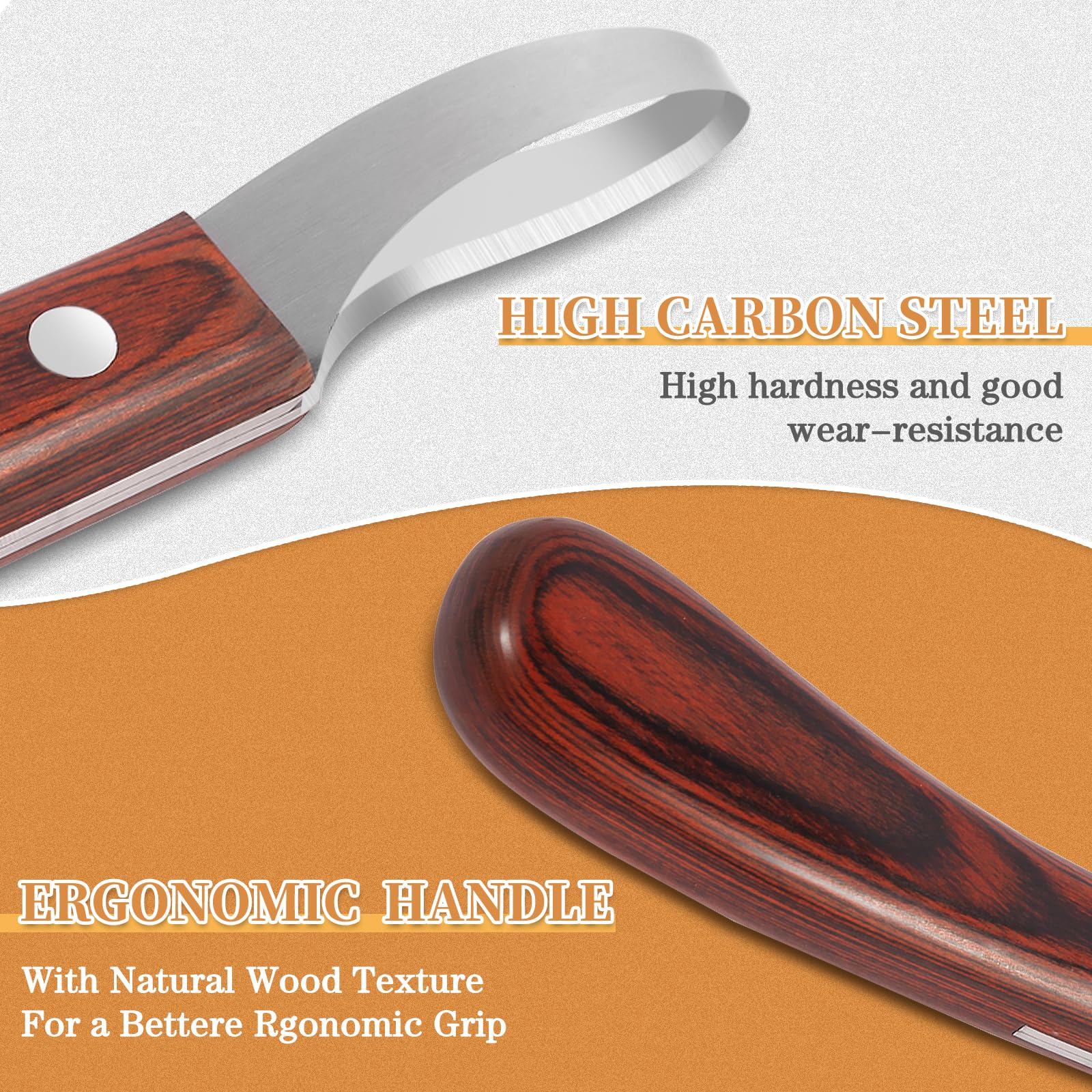 YAHIKI hoof knife sharpener keeps blades ready for clean trims in the field