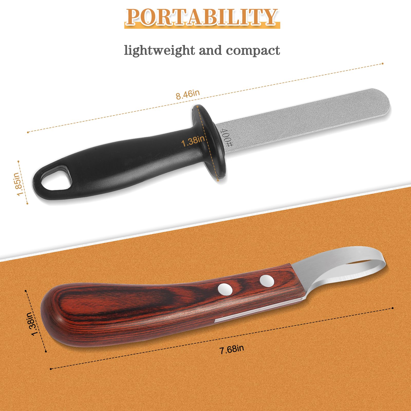YAHIKI lightweight hoof knife suits mobile farriers who travel between barns