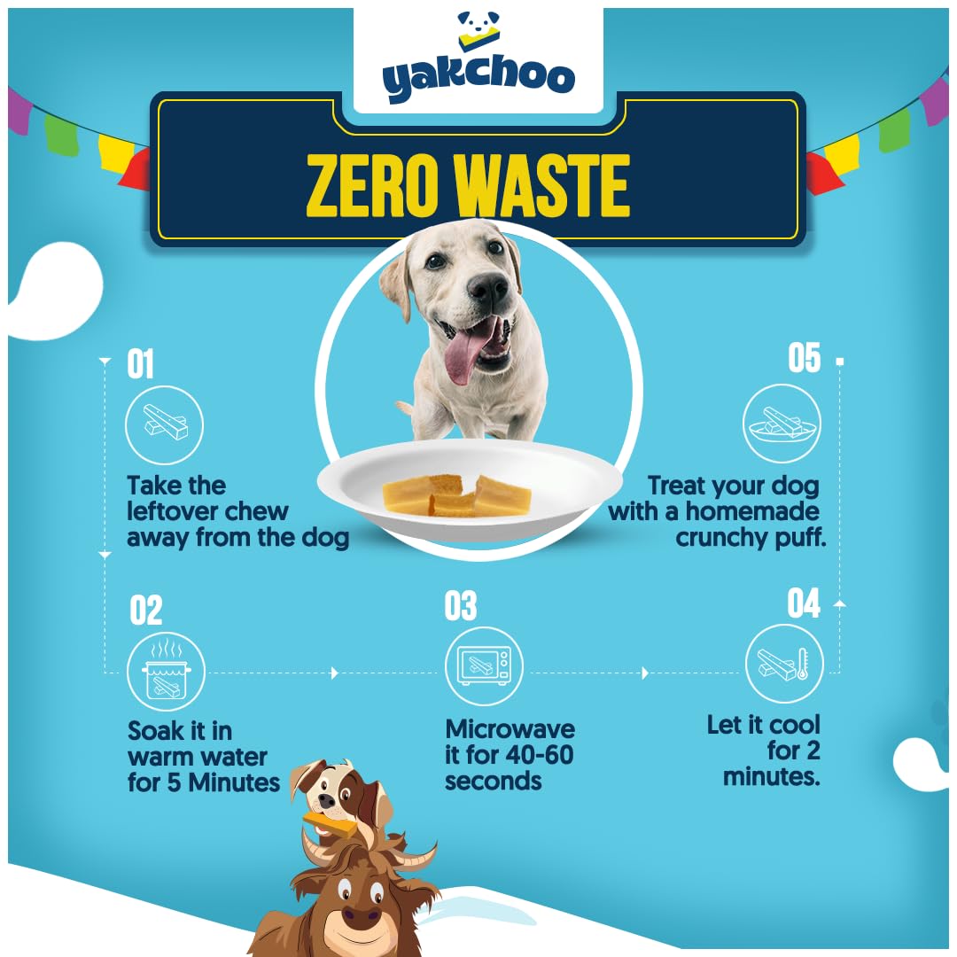 Yakchoo Real Himalayan Dog Chews rawhide-free safer chewing alternative.