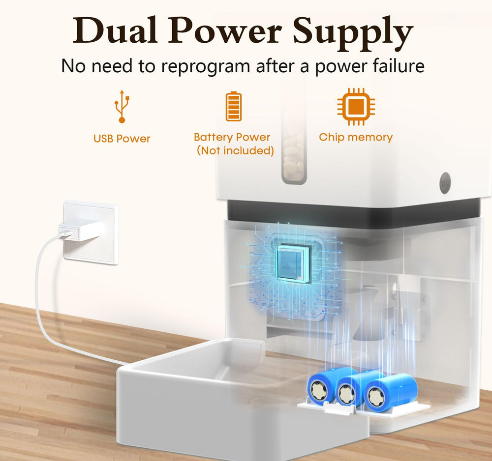 Yakry dog feeder desiccant bag and BPA-free materials for safety