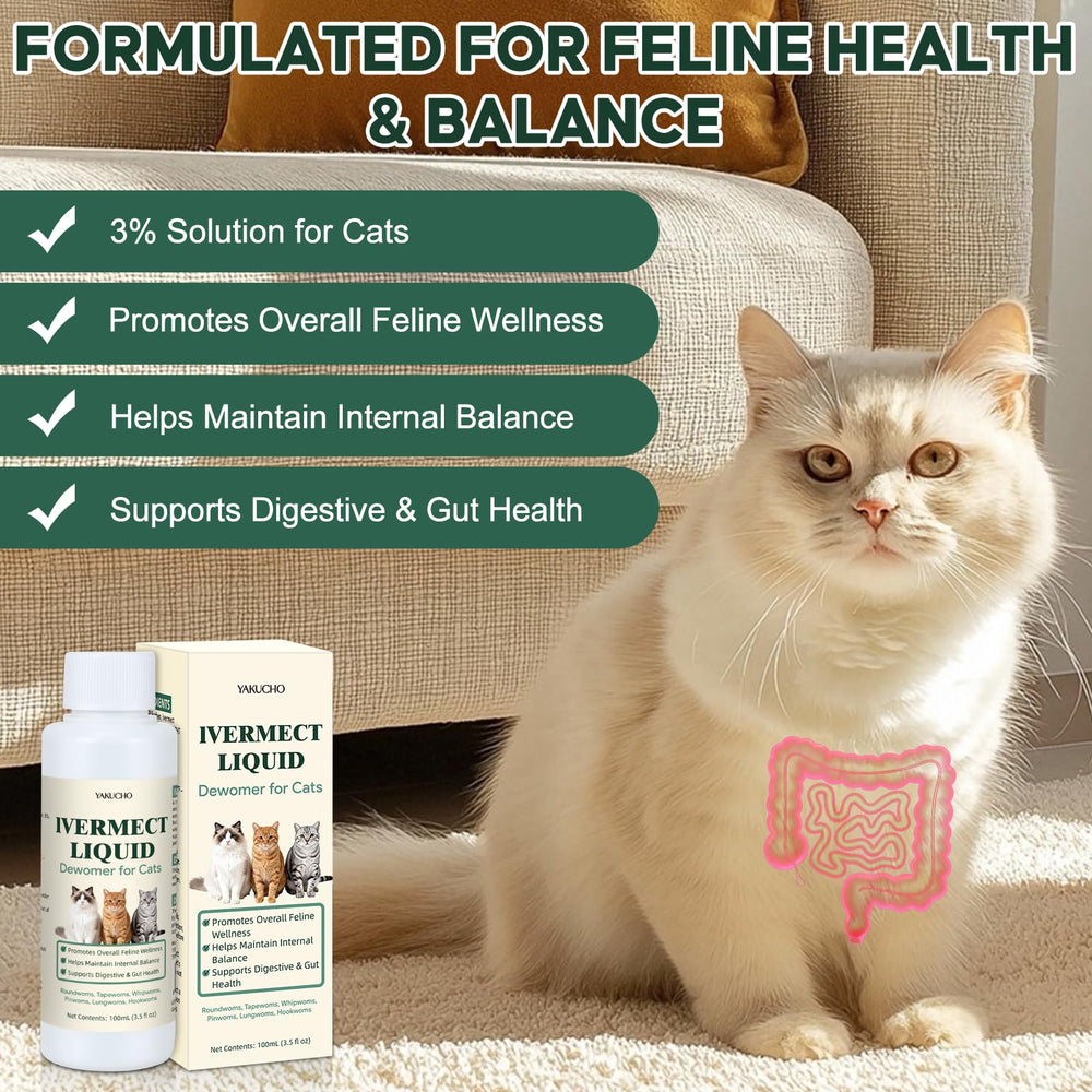 Yakucho cat digestive supplement dosing illustrates kitten and adult use