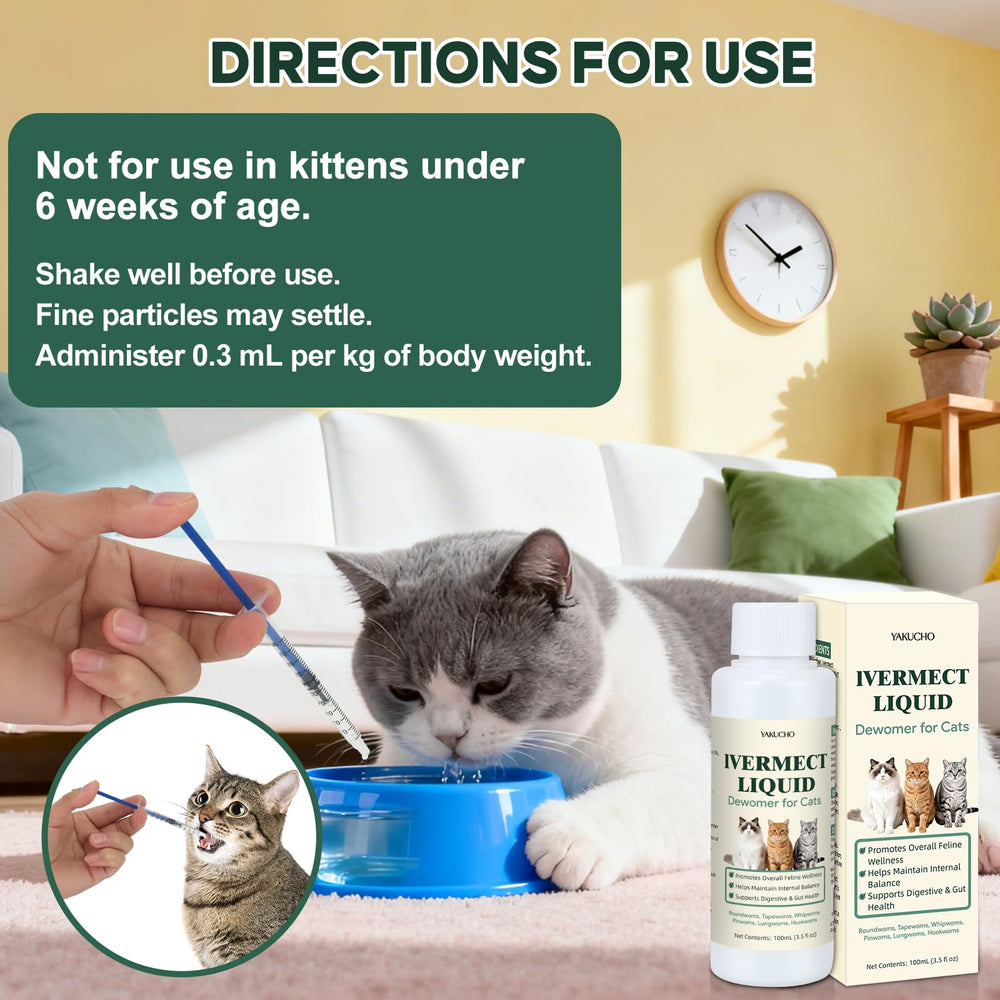 Yakucho kitten and adult use compatibility shown on packaging