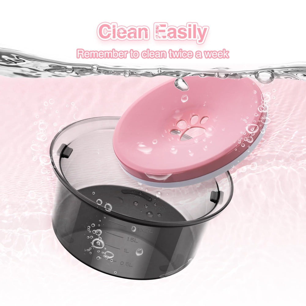 Yalanle 2L dog water bowl ideal for car trips and outdoor use.