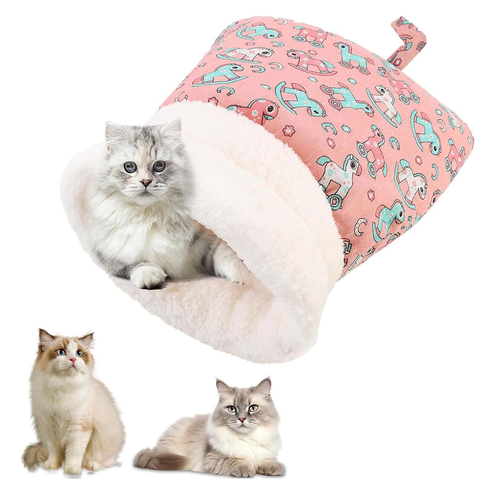 Yalemie Pet Nest with semi-enclosed design for cozy privacy.