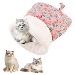 Yalemie Pet Nest with semi-enclosed design for cozy privacy.