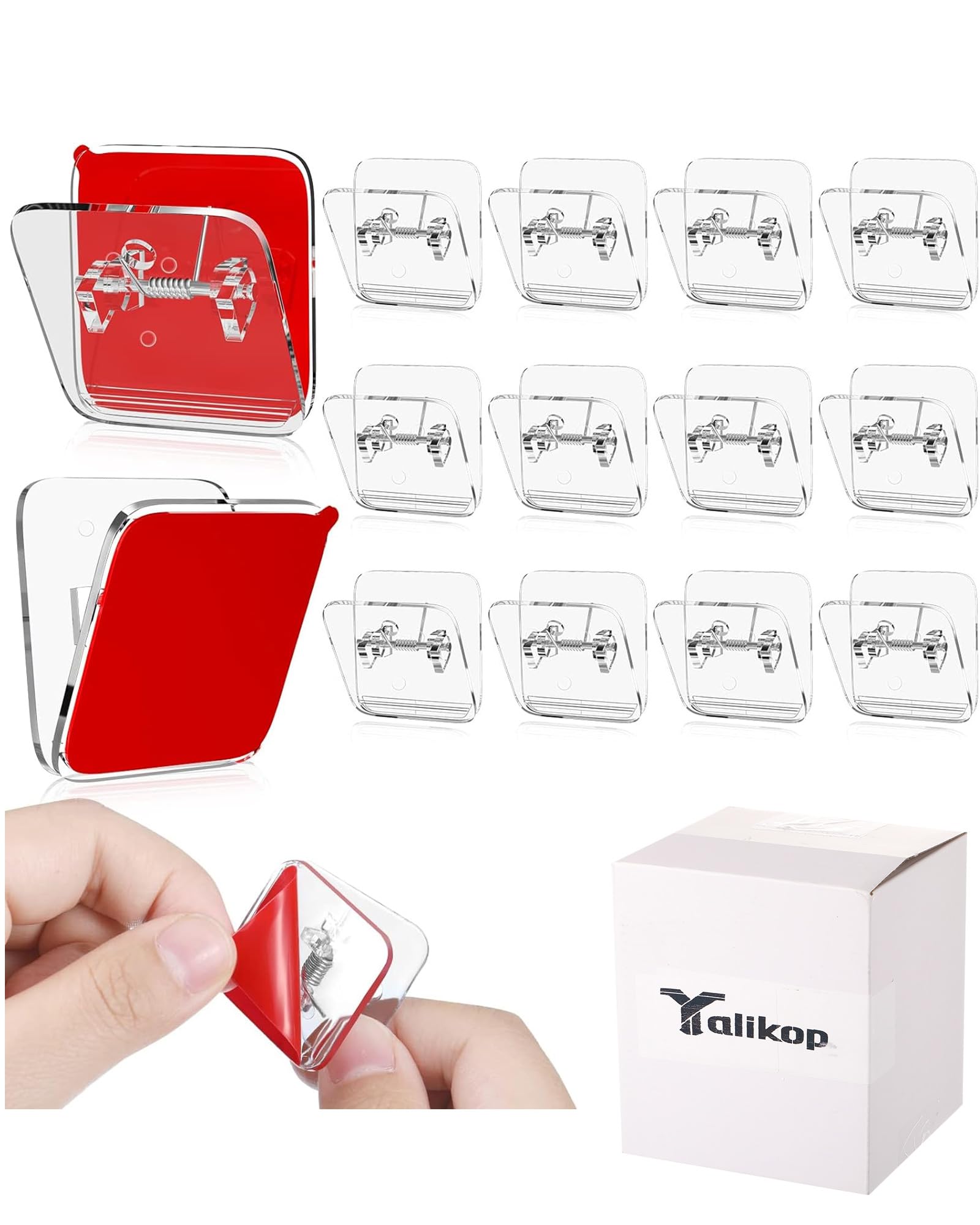 Yalikop clip system helps keep home tidy by preventing pad slips.
