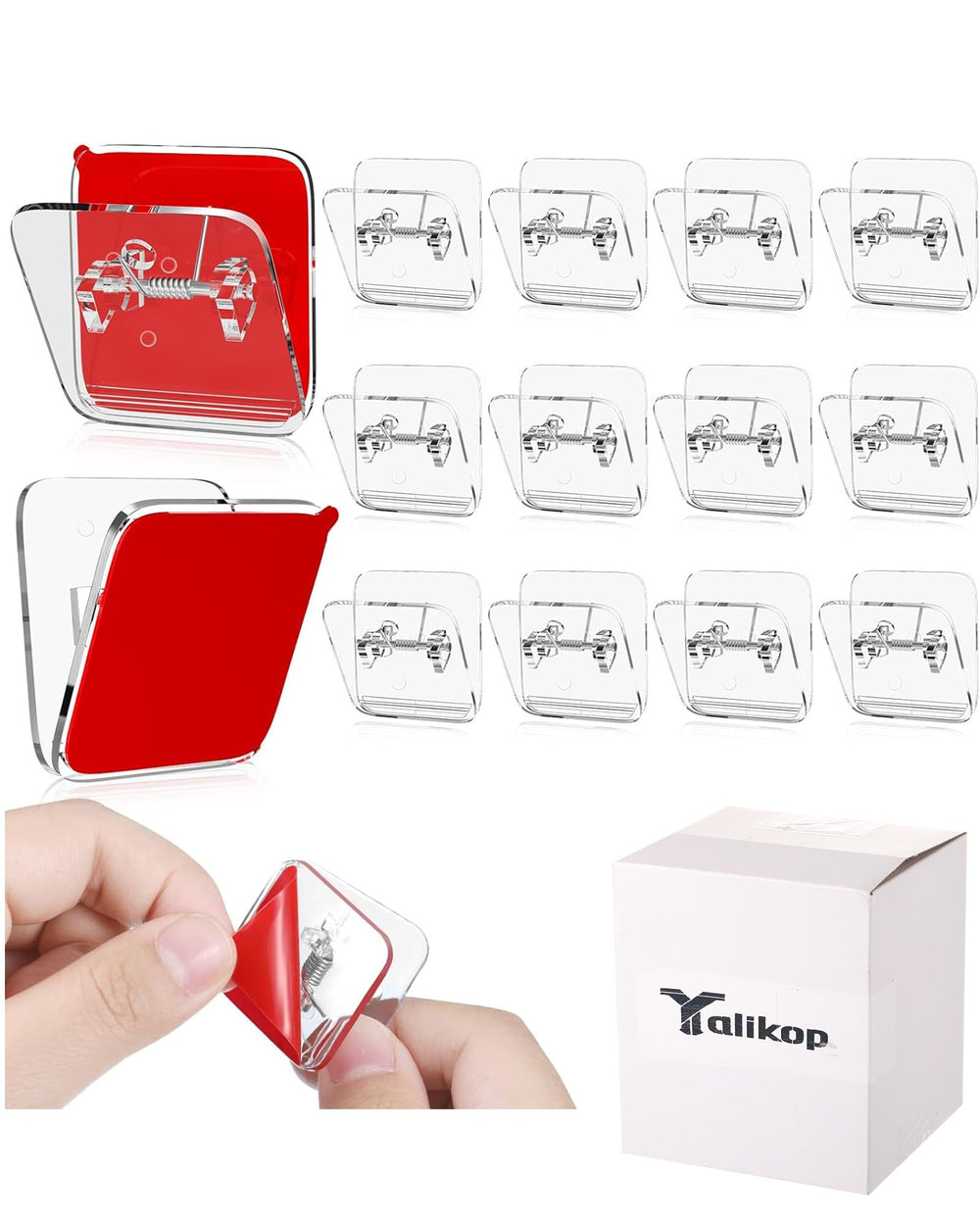 Yalikop clip system helps keep home tidy by preventing pad slips.