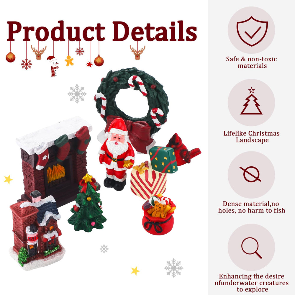 Yalikop snowman ornament creates seasonal focal point in your aquarium
