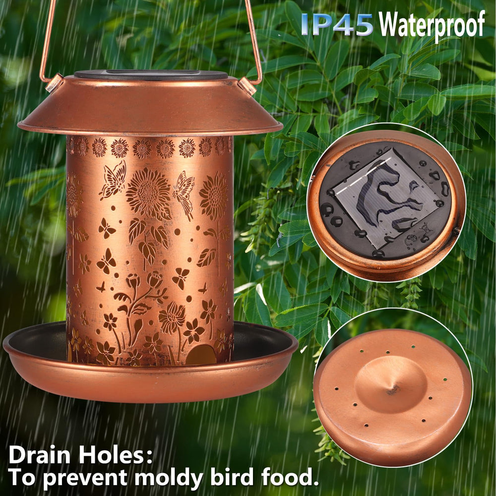 Yamodoor birds at feeder, attracting garden birds for natural wildlife viewing.