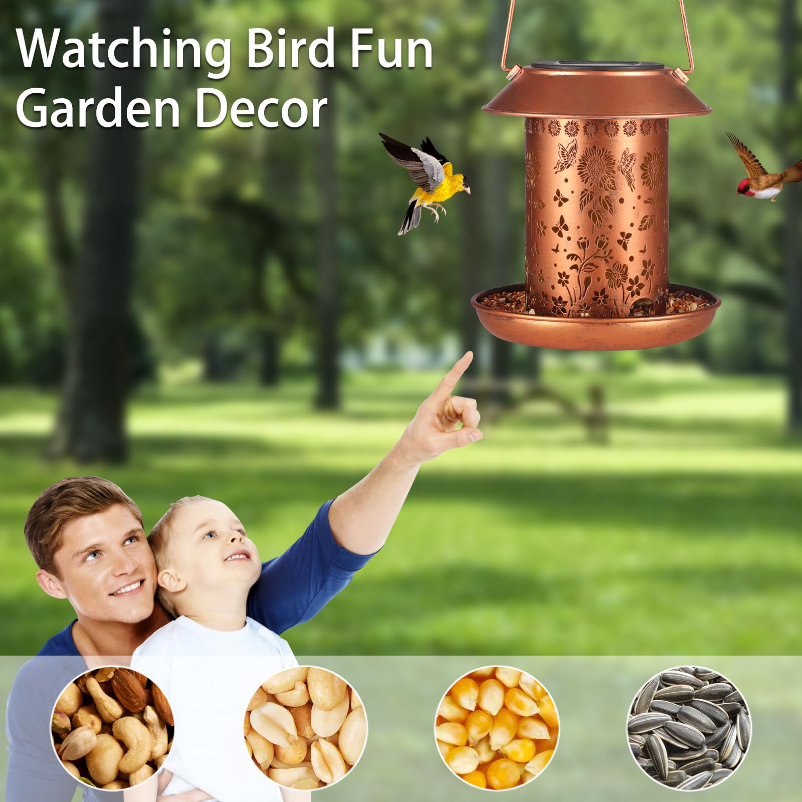 Yamodoor hanging garden decor in yard, versatile for courtyard and porch spaces.