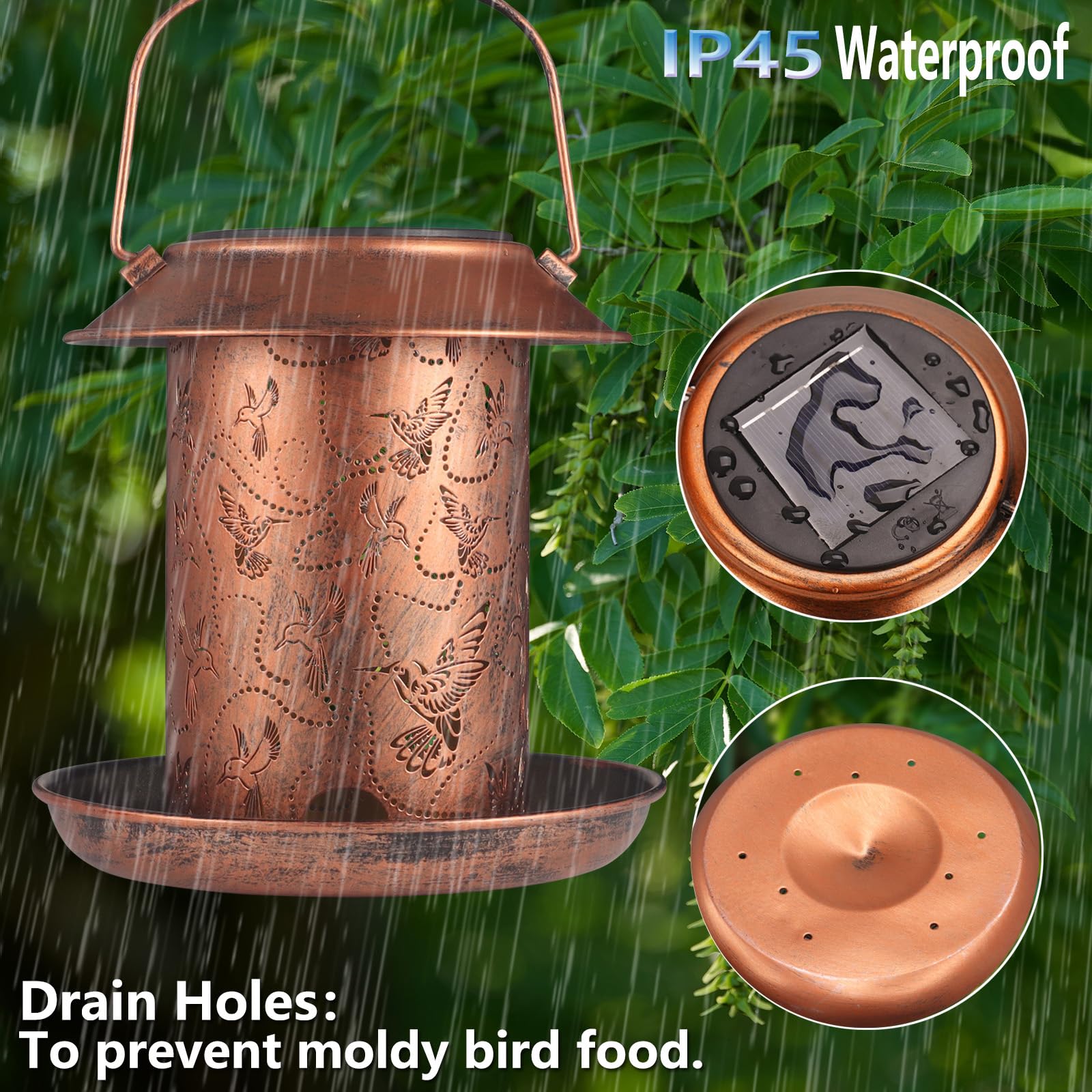 Yamodoor weatherproof-metal-construction promises sturdy year-round outdoor use.