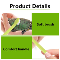 YANCONGLIDEYAN all-turtle-sizes-compatible brush cleans different turtle shells