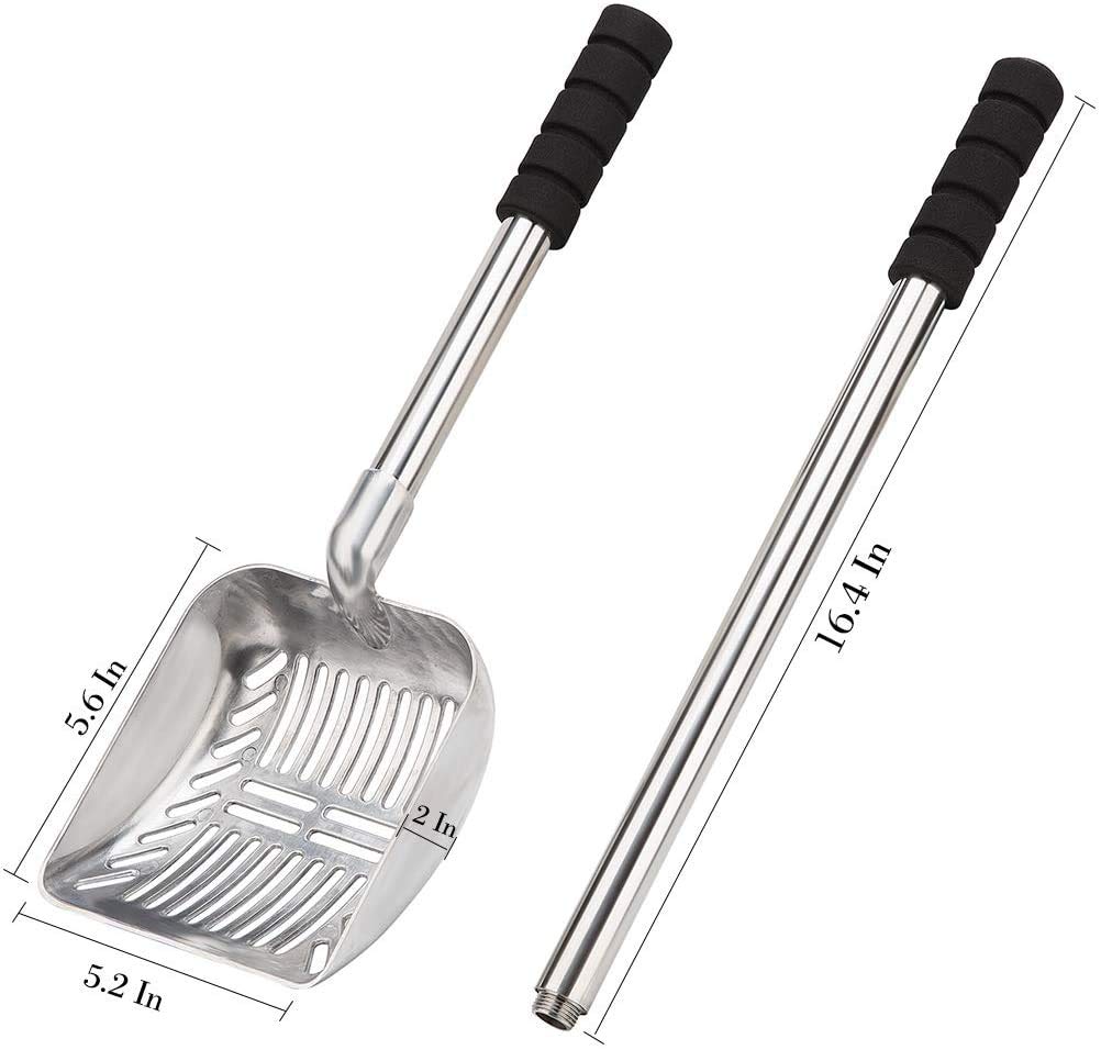 Yangbaga deep shovel design ensures thorough sifting with minimal litter left behind.