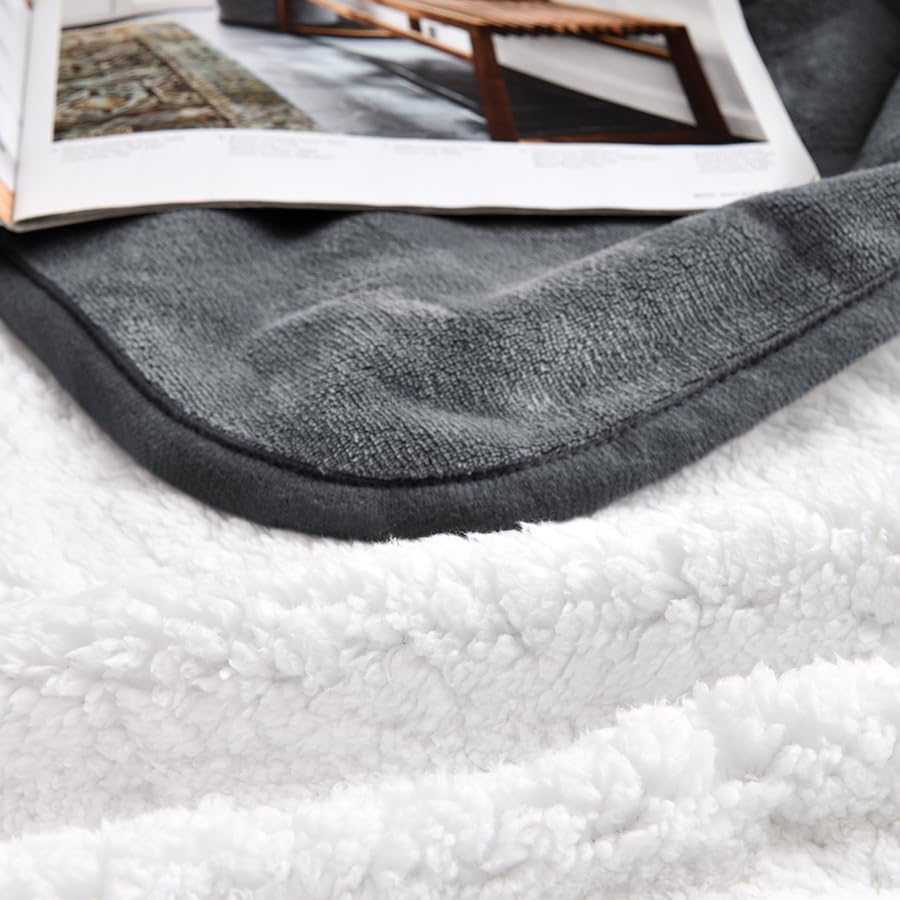 Yaning blanket protecting car seat during travel.