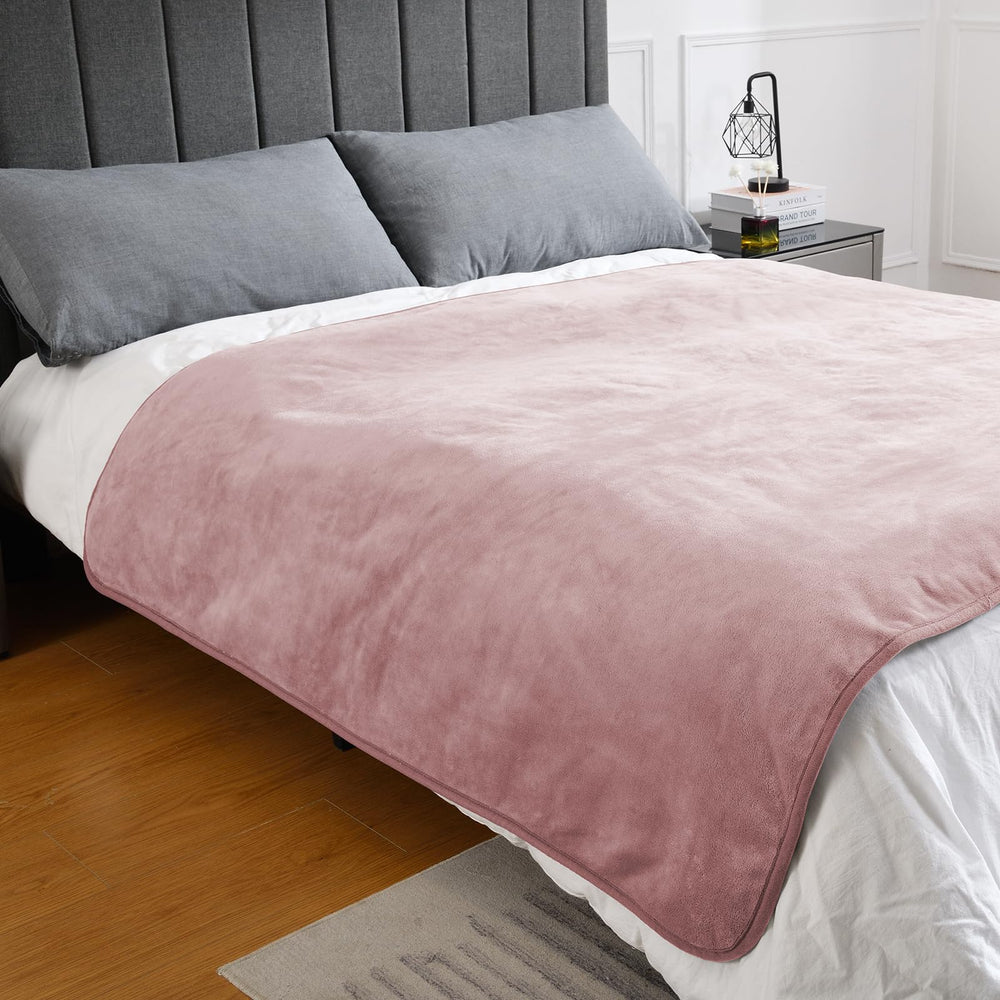 Yaning waterproof blanket reversible sherpa side soft, anti-slip comfort for any seat