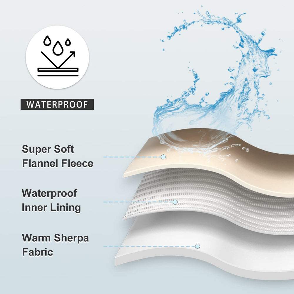 Yaning waterproof blanket machine-washable, care-friendly and easy to refresh