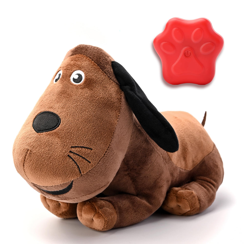 YANWIN Heartbeat Puppy Toy closeup heartbeat demonstrating calming rhythm for anxious dogs
