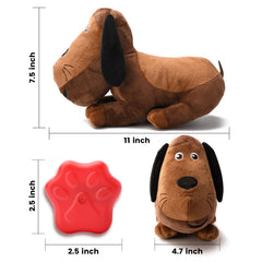 YANWIN Heartbeat Puppy Toy soft plush materials for gentle cuddling and comforting snuggles
