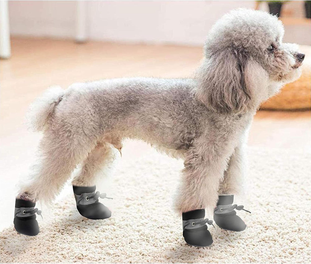 YAODHAOD dog shoes size chart view helps measure for a comfortable fit.