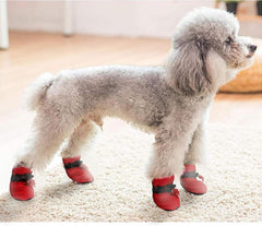 YAODHAOD dog shoes soft fleece interior for added warmth and comfort