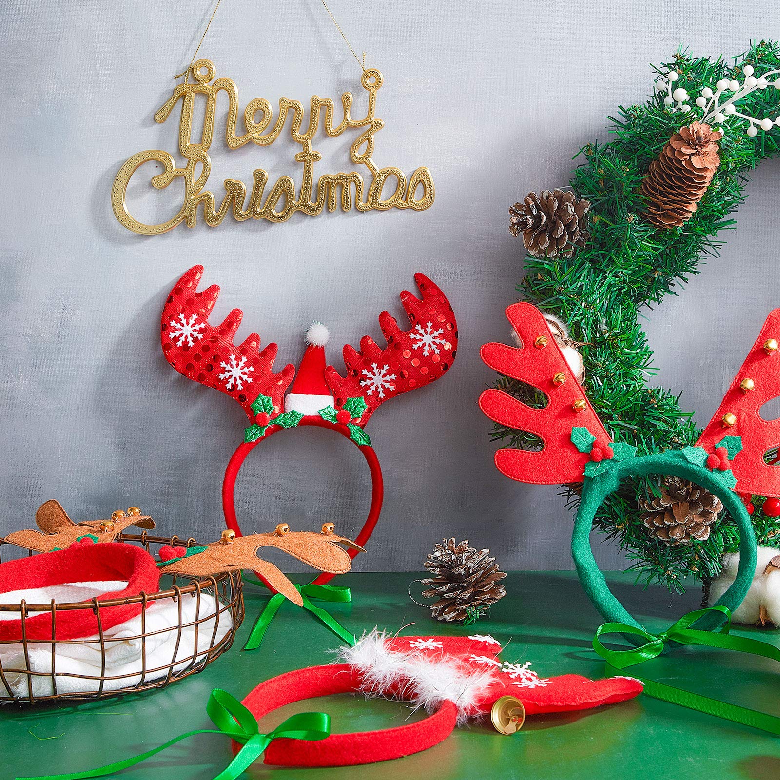 Yaomiao Christmas elk headband variation 3 with soft fabric for comfortable wear